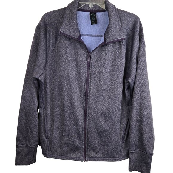 Womens Sporty Outdoor Runners Rain Wind Breaker Sweater Jacket Champion XL Grey - Picture 1 of 11